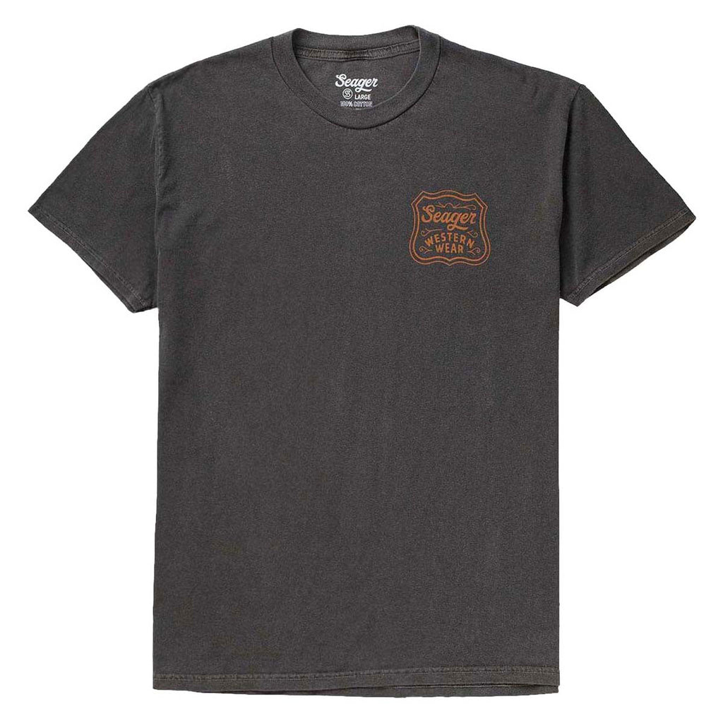 Seager Premium Badge T-Shirt - Pigment Black