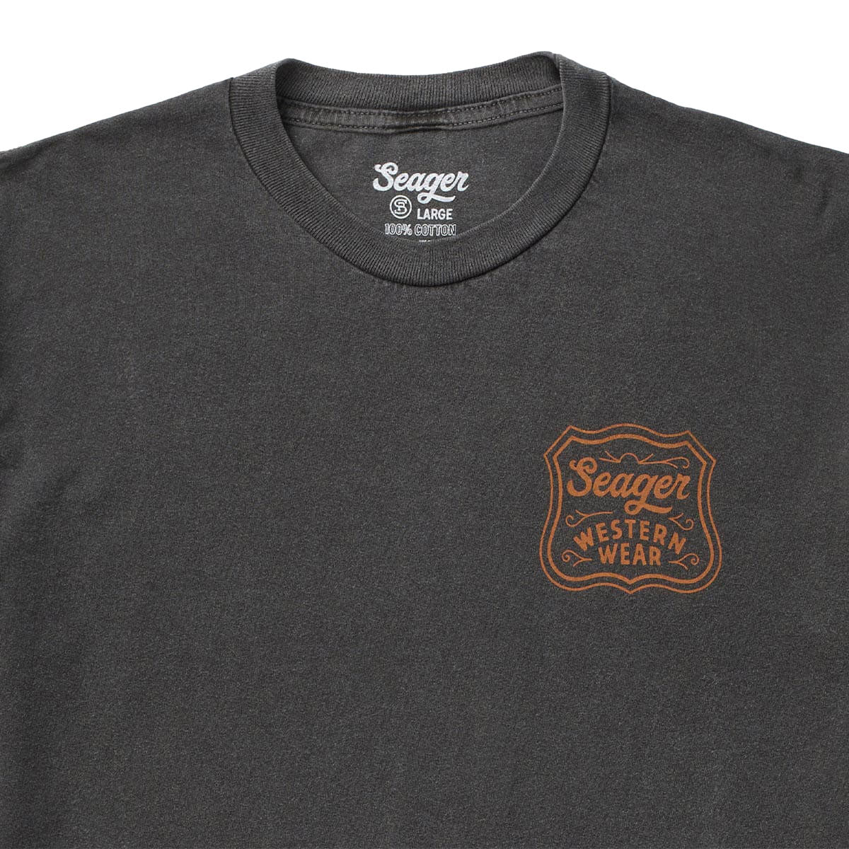 Seager Premium Badge T-Shirt - Pigment Black