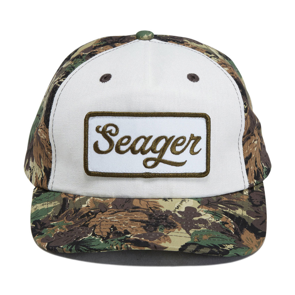 Seager Uncle Bill Snapback Hat - Camo/Cream