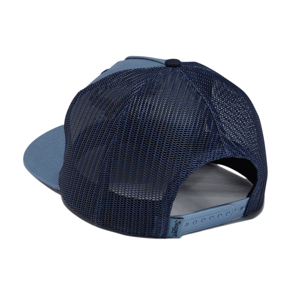 Seager Bradley Trucker Snapback Hat - Faded Denim