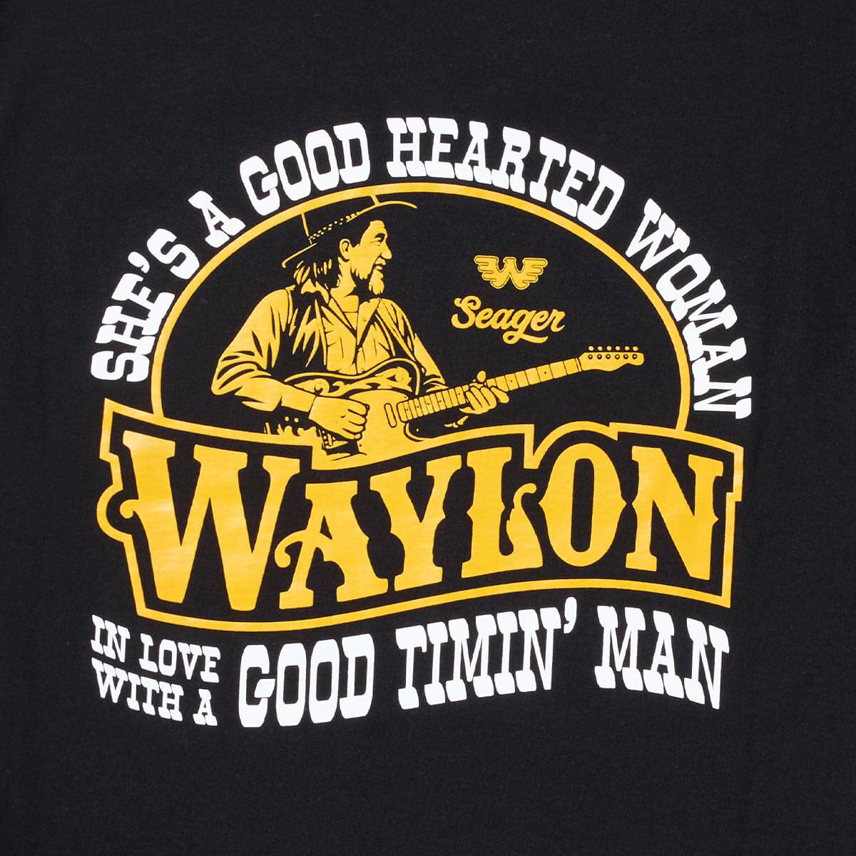 Seager Good Hearted Woman T-Shirt - Black