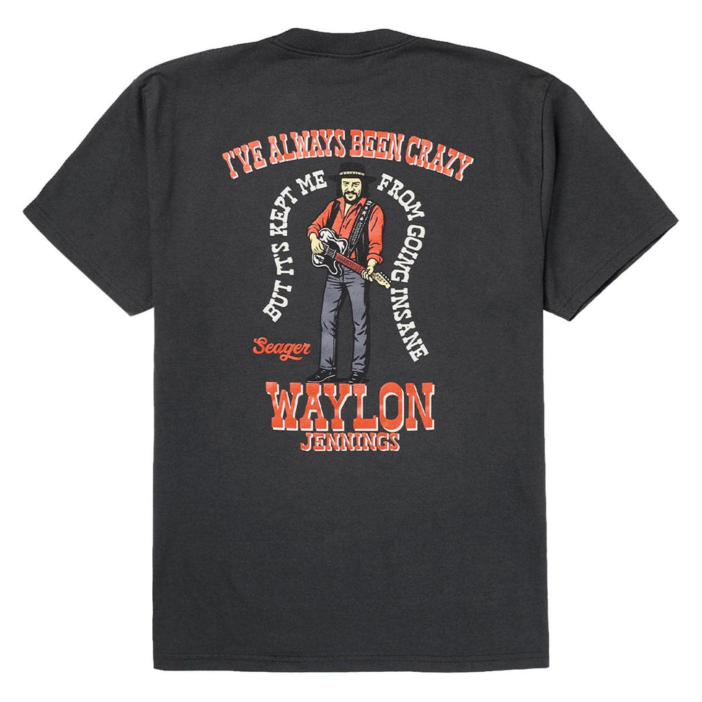 Seager Always Been Crazy T-Shirt - Vintage Black