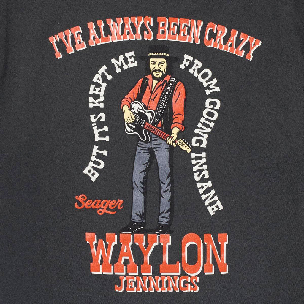 Seager Always Been Crazy T-Shirt - Vintage Black