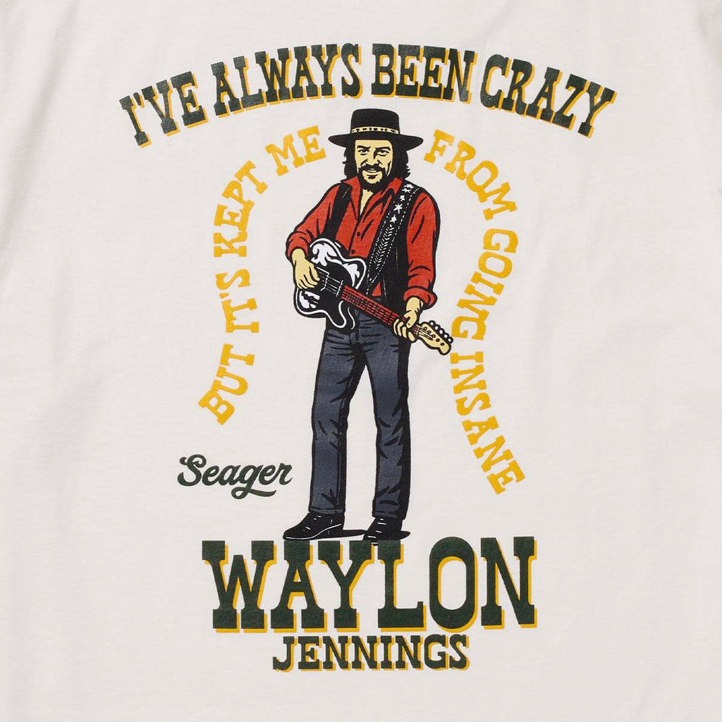 Seager Always Been Crazy T-Shirt - Vintage White