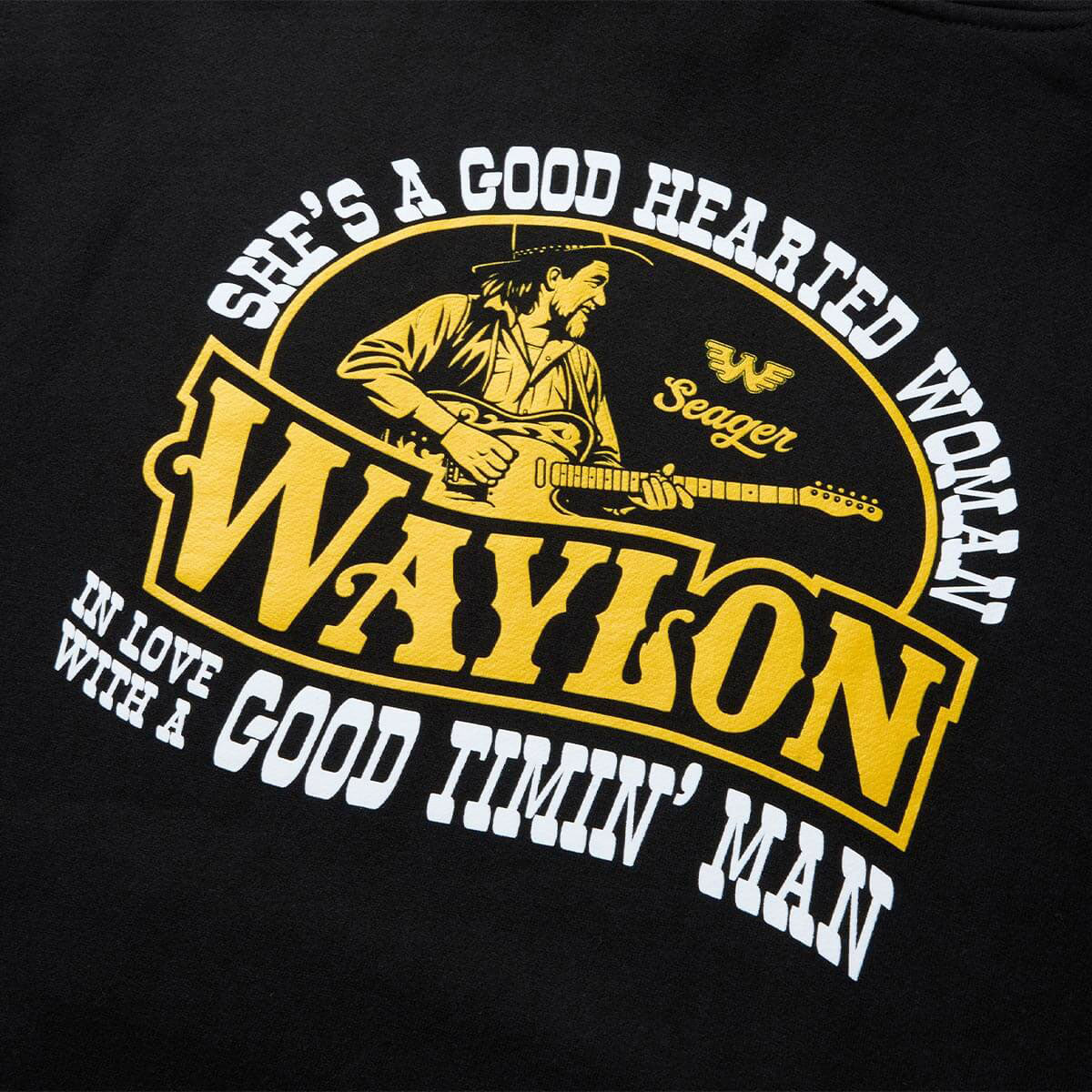 Seager Good Hearted Woman Hoodie - Black