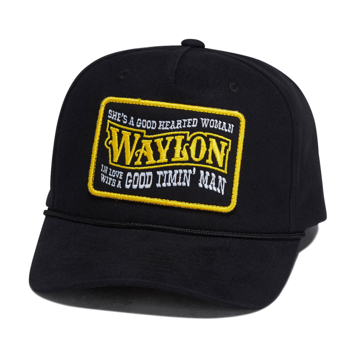 Seager Good Hearted Woman Snapback Hat - Black