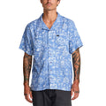 RVCA Alvarez Aloha Shirt - Light Blue