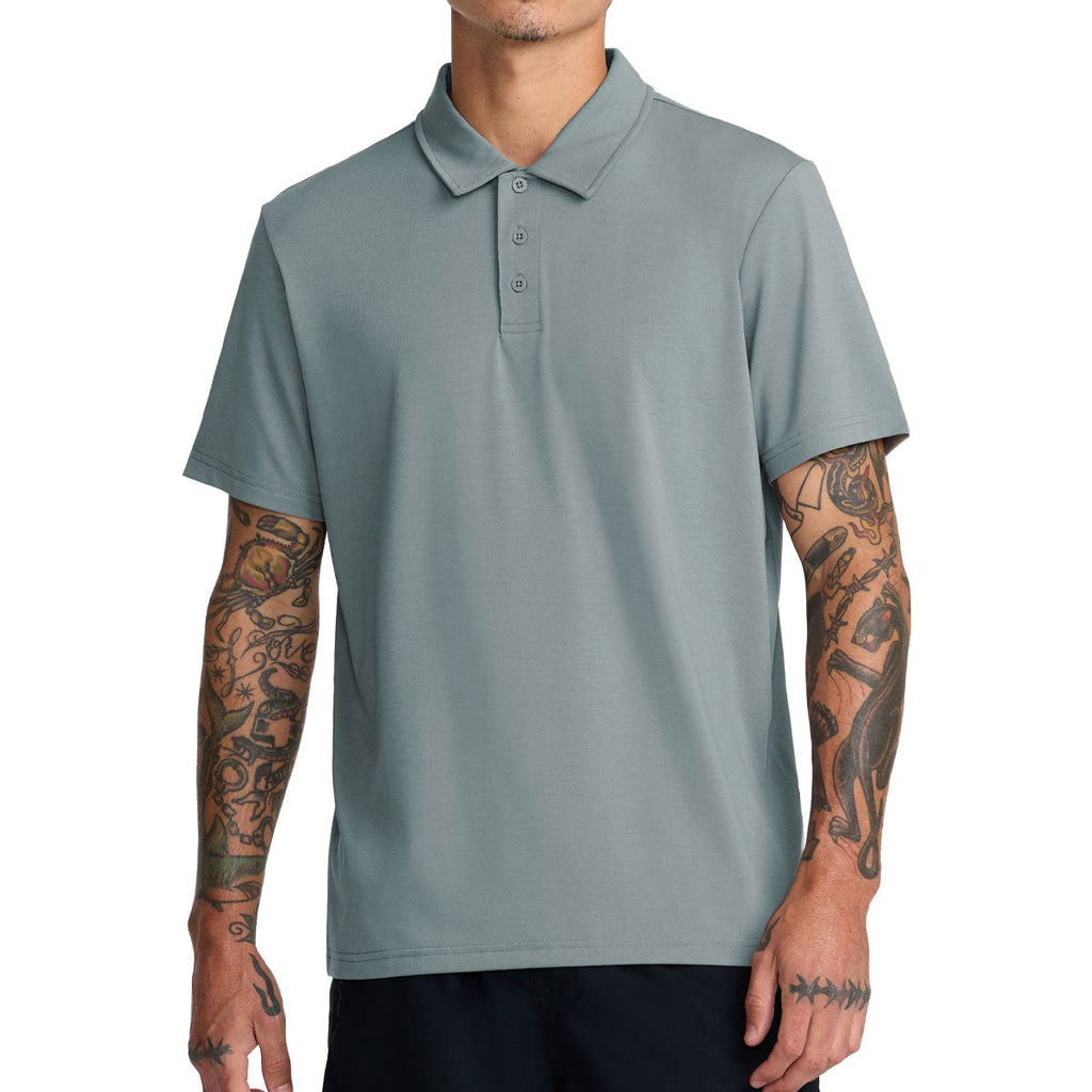 RVCA Balance Polo Shirt - Lead