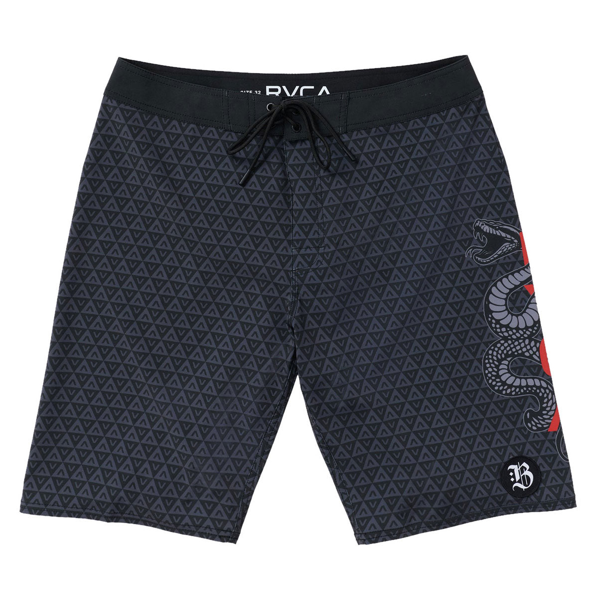 RVCA Barron Snake 21 Boardshorts - Black