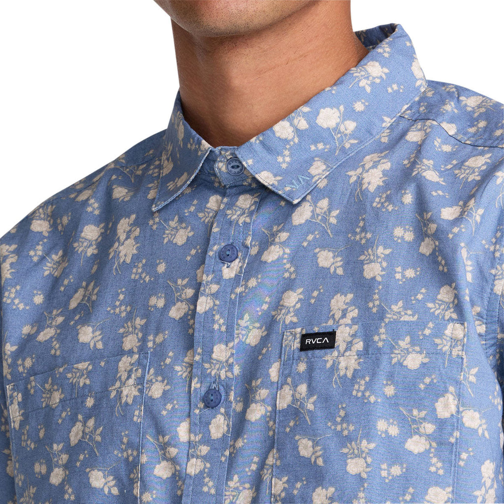 RVCA Breezy Shirt - Vintage Blue