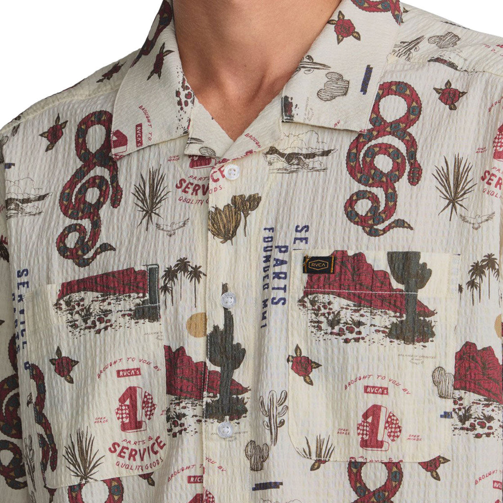 RVCA Wasteland Shirt - Natural