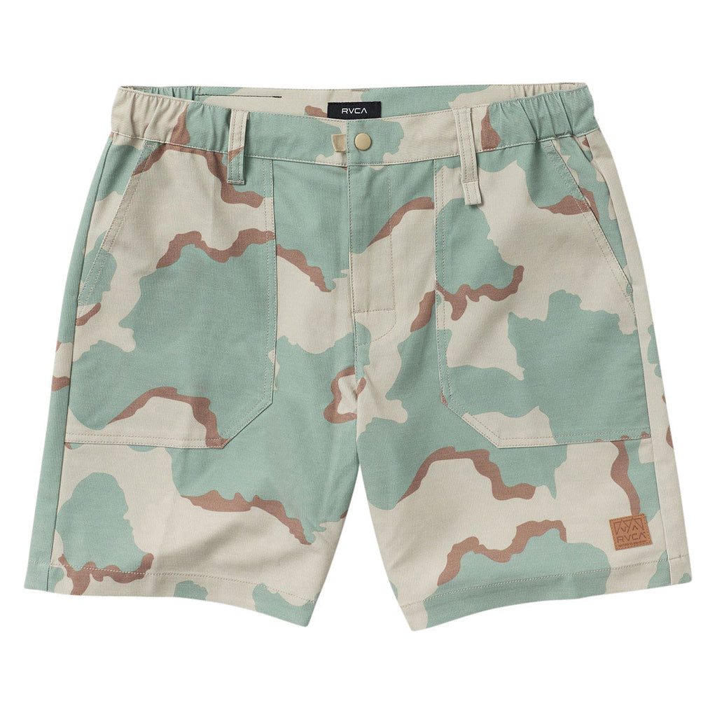 RVCA Brophy Hybrid 18 Shorts - Khaki Camo