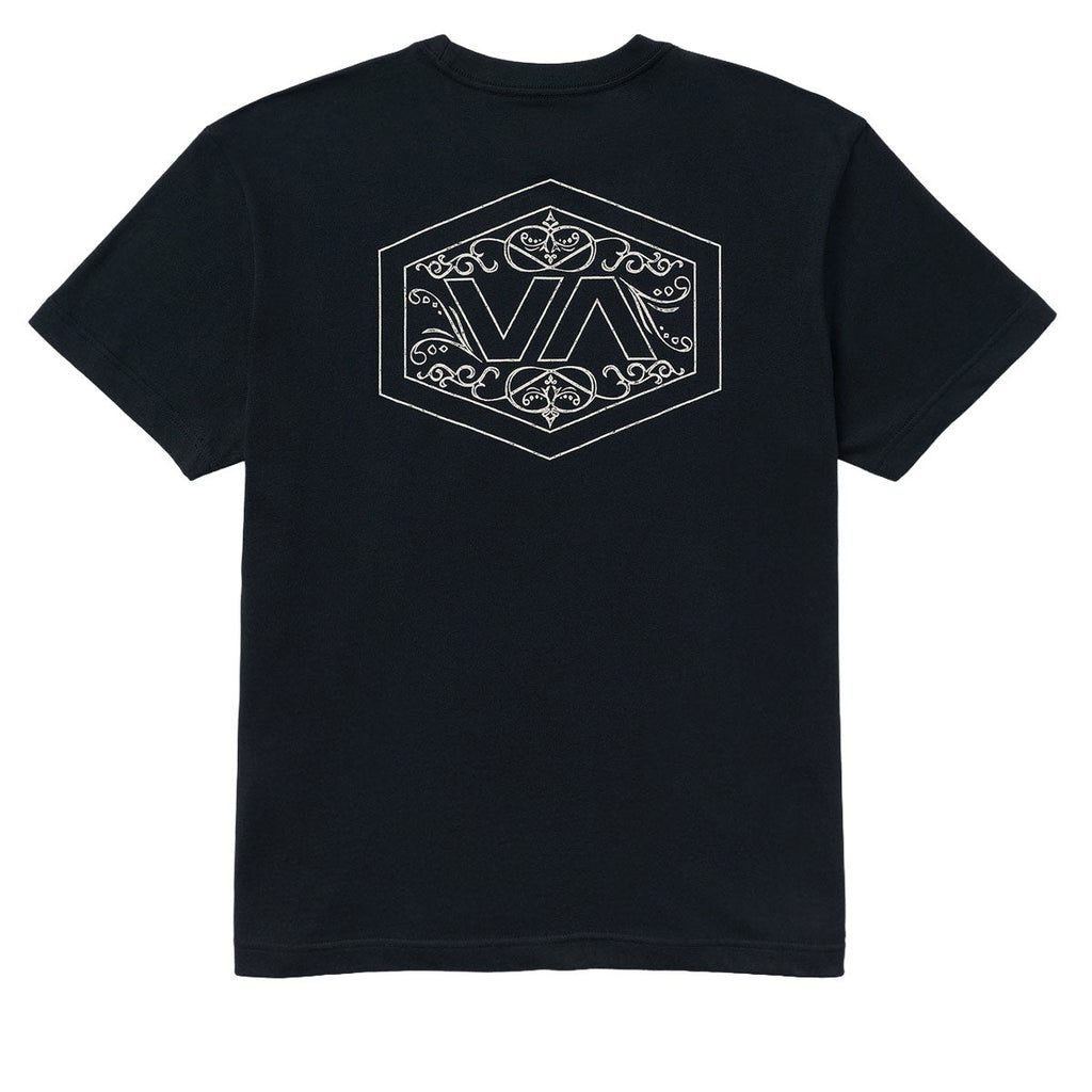 RVCA Hex Filigre T-Shirt - Black