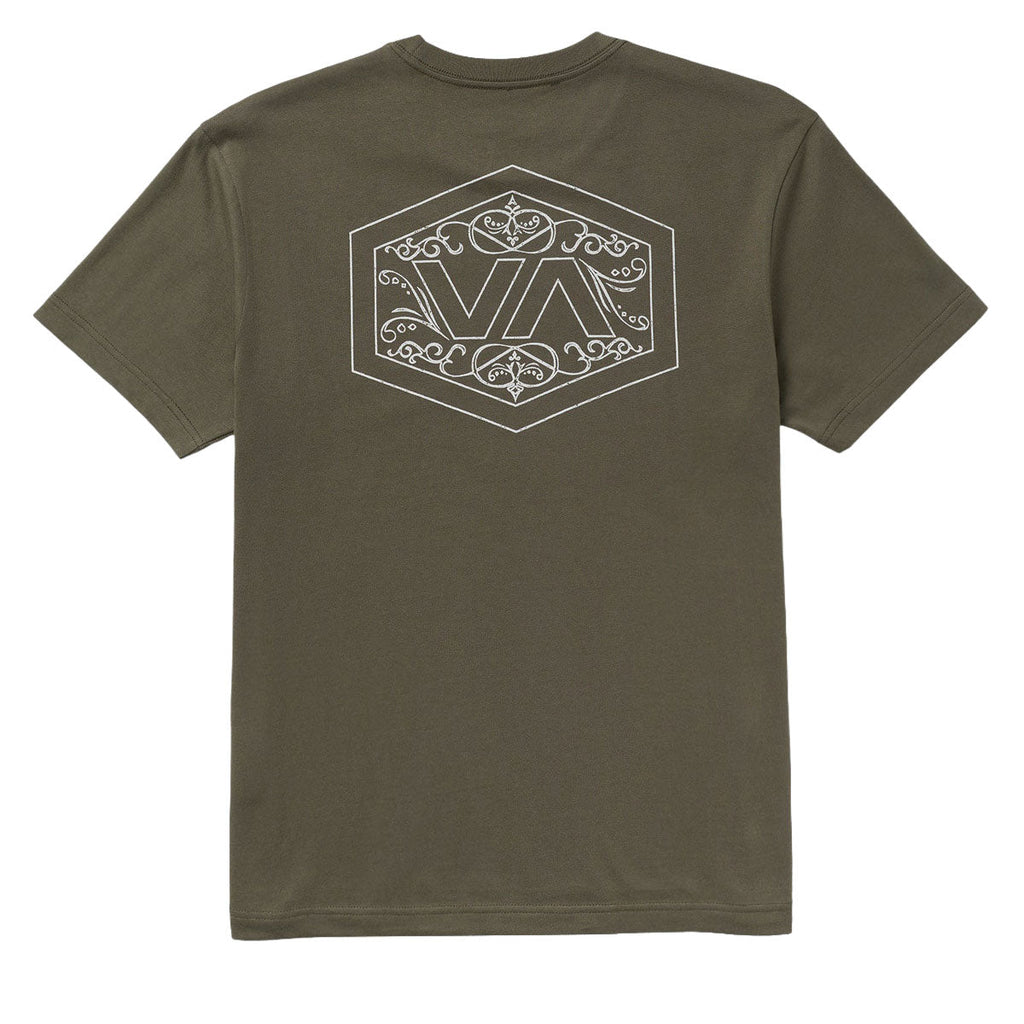 RVCA Hex Filigre T-Shirt - Fatigue