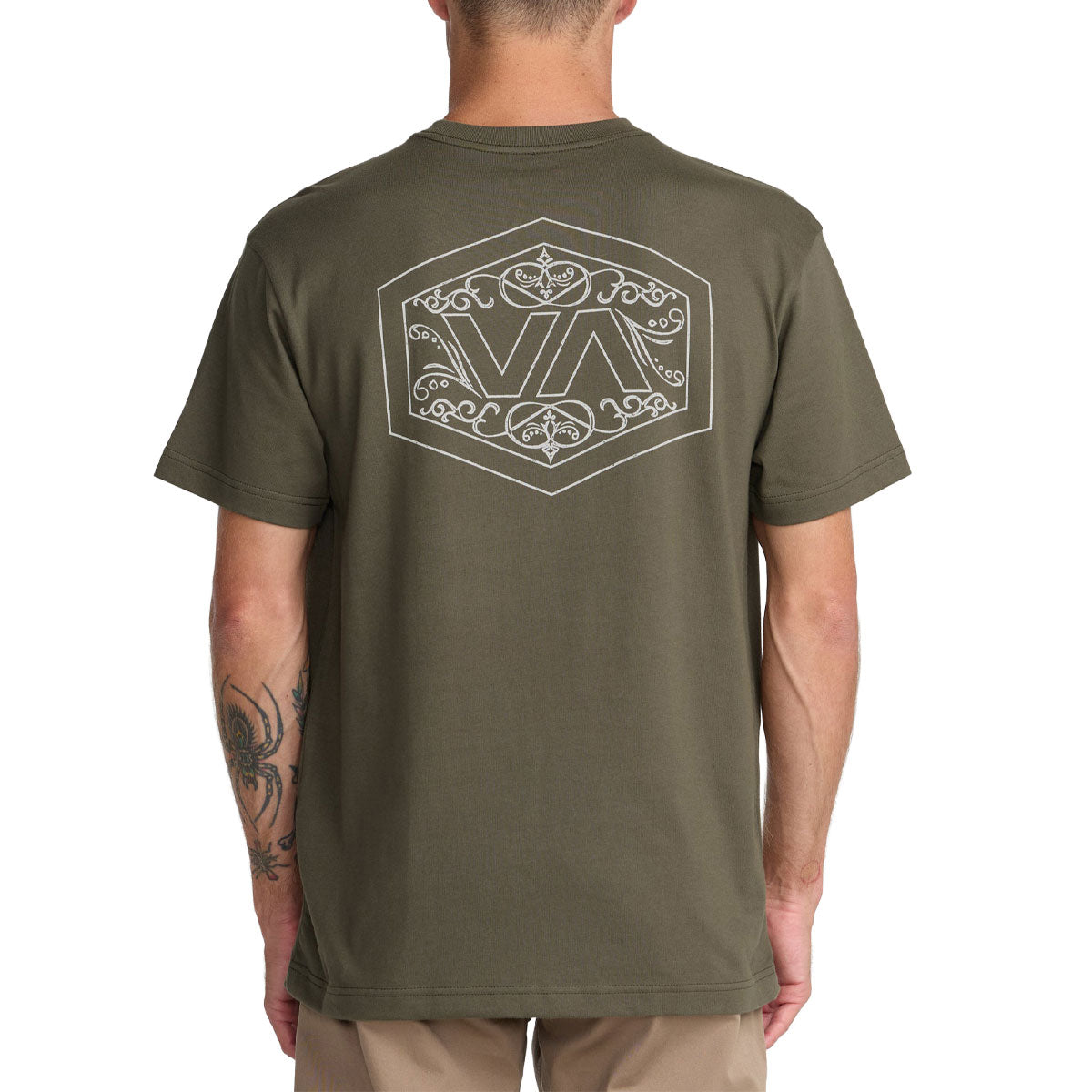 RVCA Hex Filigre T-Shirt - Fatigue