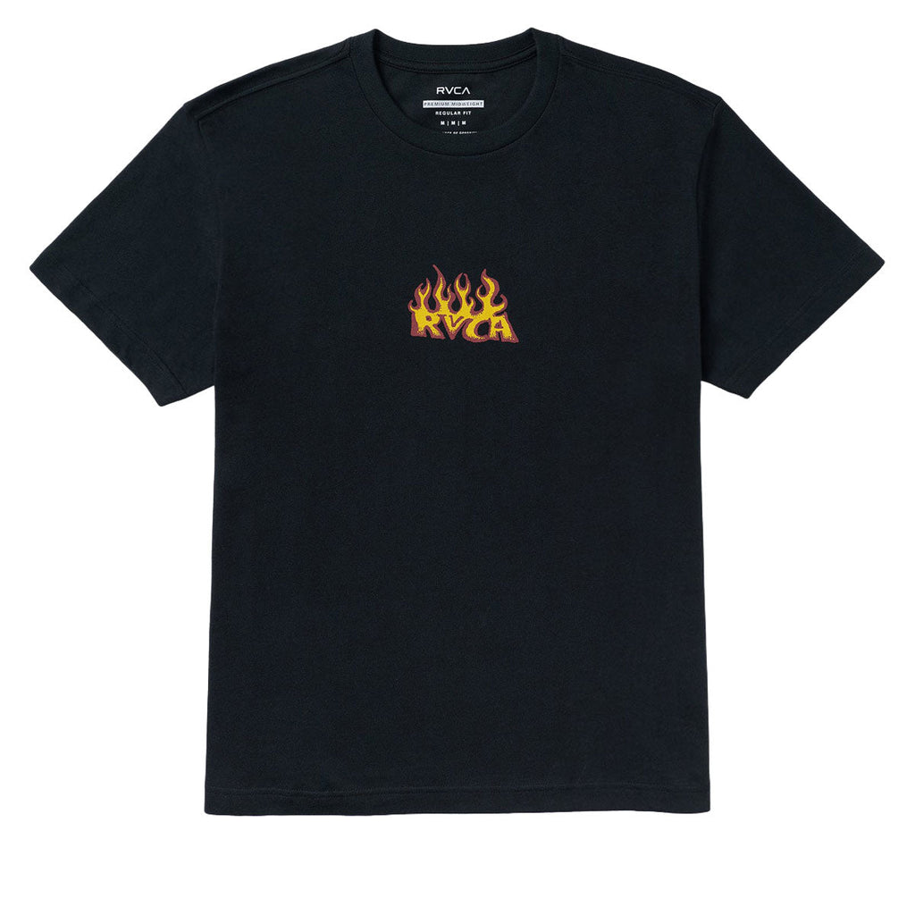 RVCA Spanky Fuego T-Shirt - Black