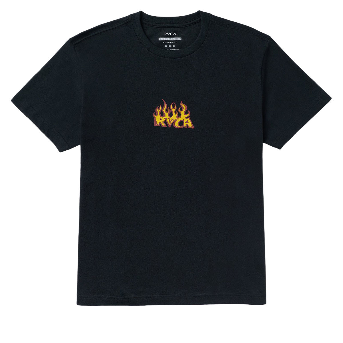 RVCA Spanky Fuego T-Shirt - Black