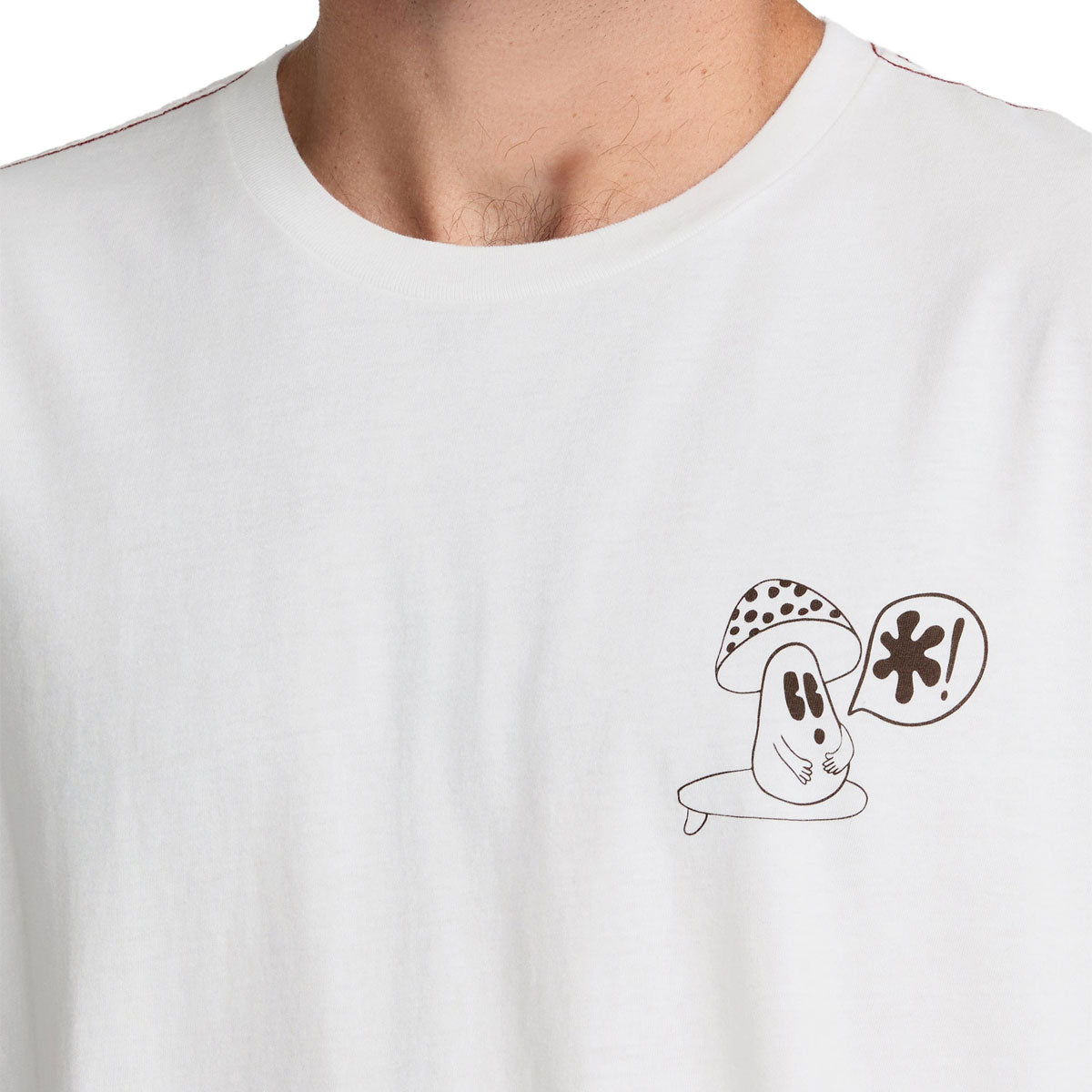 RVCA Bryce Bloom T-Shirt - Antique White