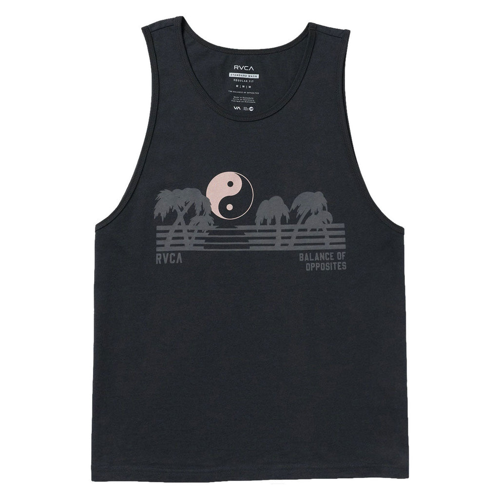 RVCA Balance Horizon Tank Top - Pirate Black