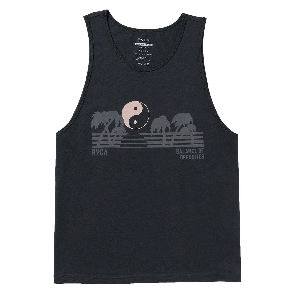 RVCA Balance Horizon Tank Top - Pirate Black