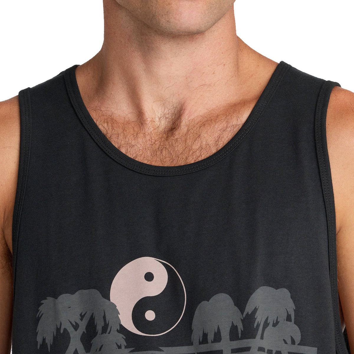 RVCA Balance Horizon Tank Top - Pirate Black