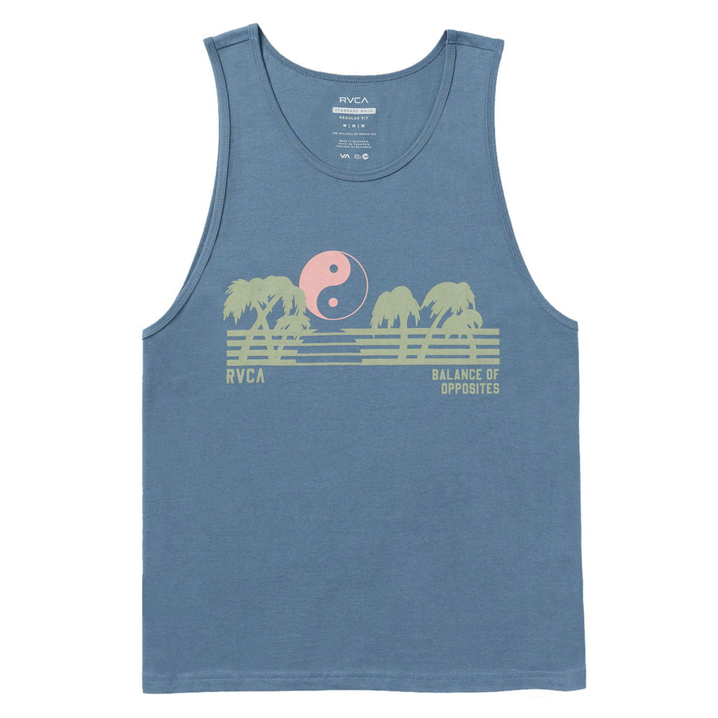 RVCA Balance Horizon Tank Top - Vintage Navy