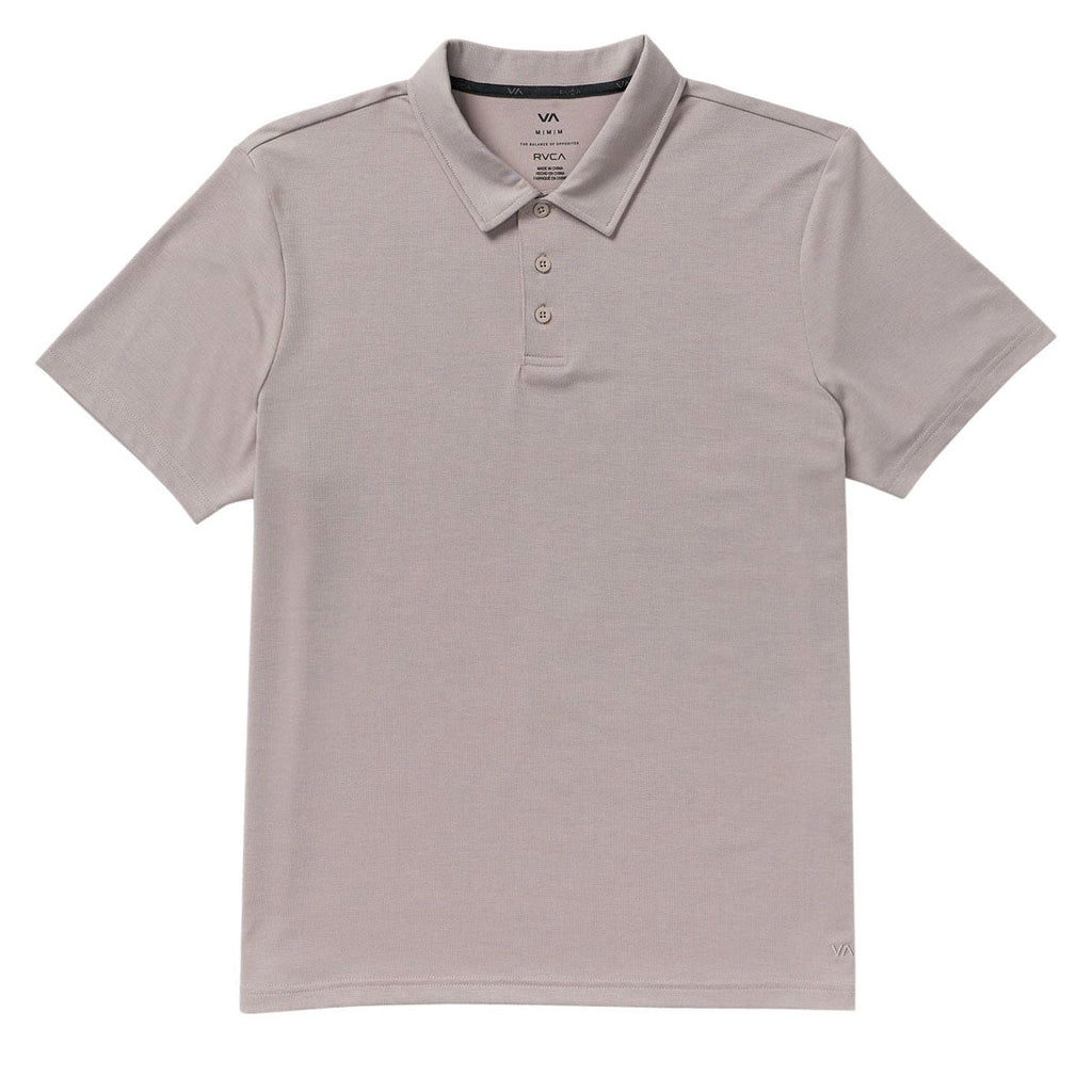 RVCA Balance Polo Shirt - Brown Stone