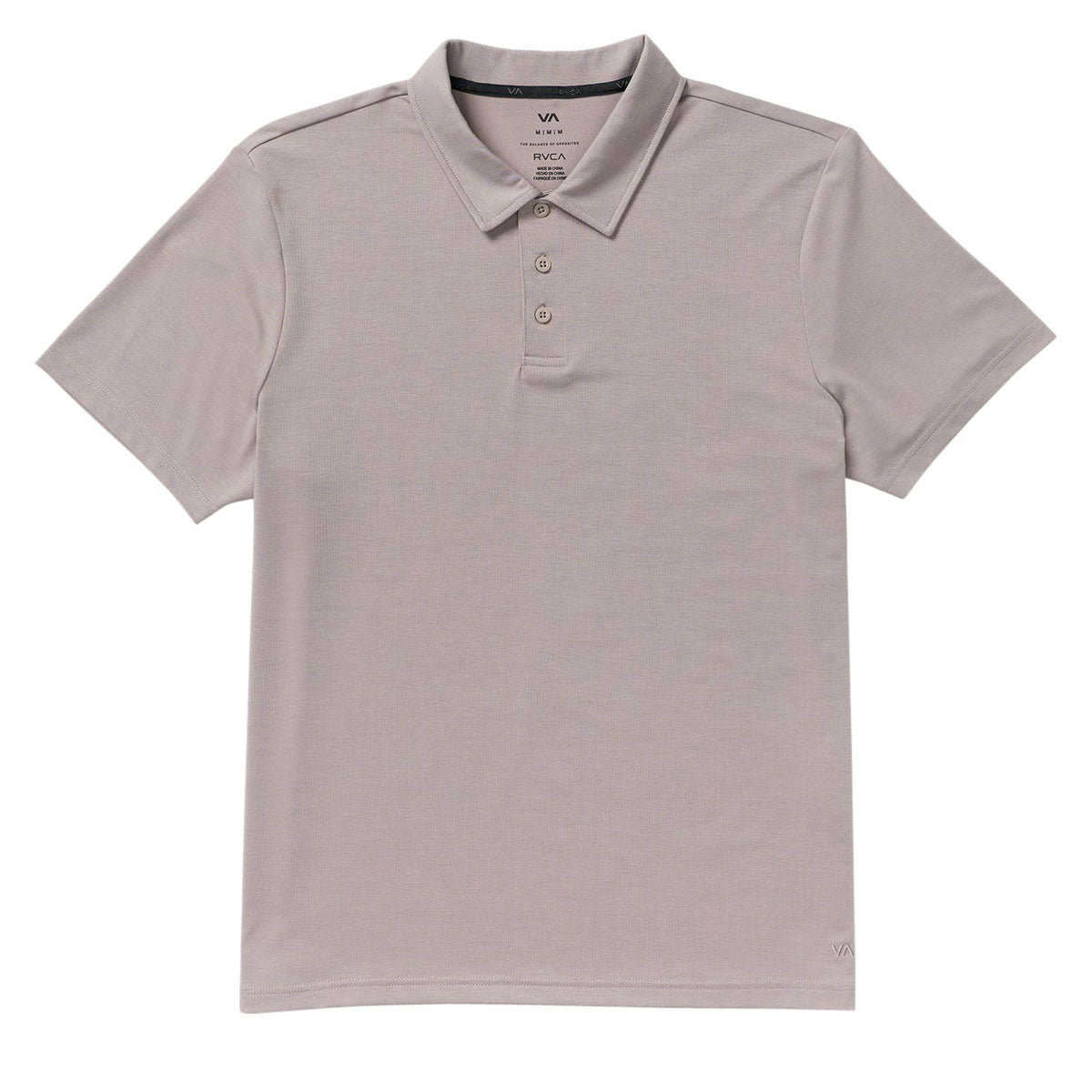 RVCA Balance Polo Shirt - Brown Stone
