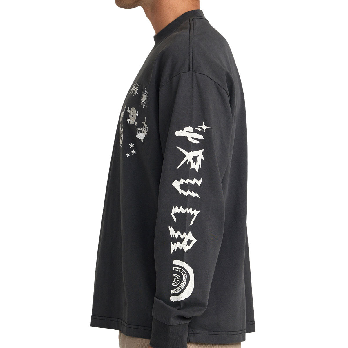 RVCA High On Life Long Sleeve Shirt - Pirate Black