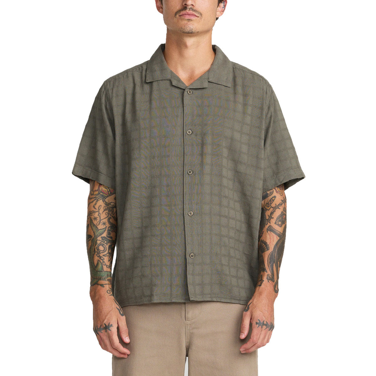 RVCA Vacancy Shirt - Sage Leaf