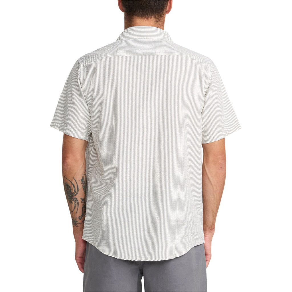 RVCA Thatll Do Seersucker Shirt - Monument