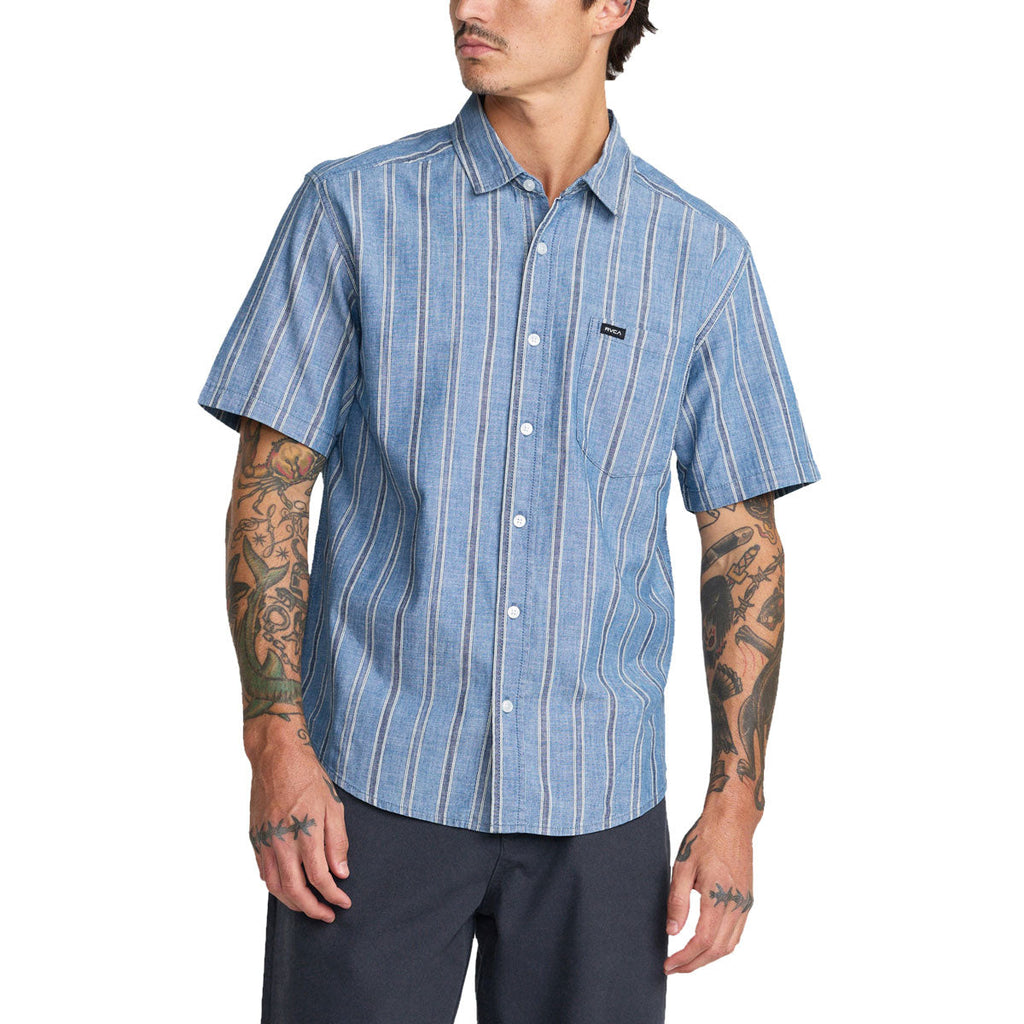 RVCA Denim Days Shirt - Indigo