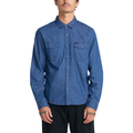 RVCA Denim Days Long Sleeve Shirt - Indigo