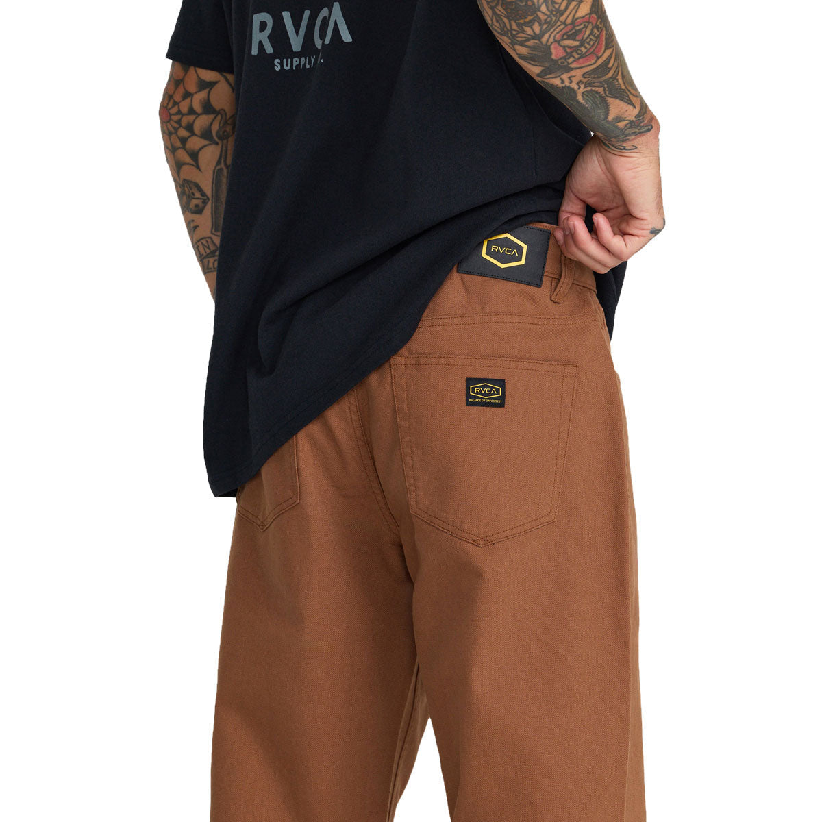 RVCA Dayshift 5 Pocket Pants - Rawhide