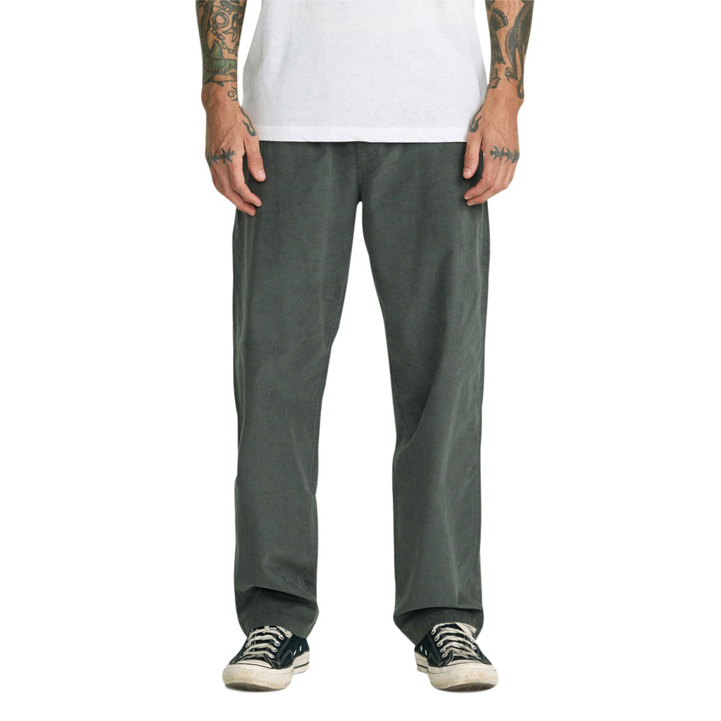RVCA Vacancy Cord Elastic Pants - Sage Leaf