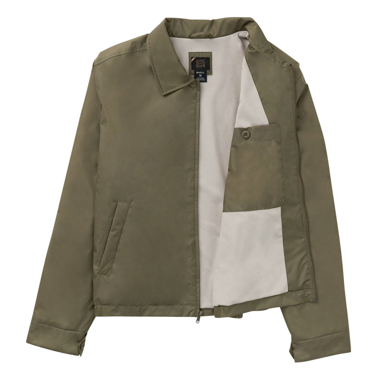 RVCA Dayshift Windbreaker Jacket - Light Olive