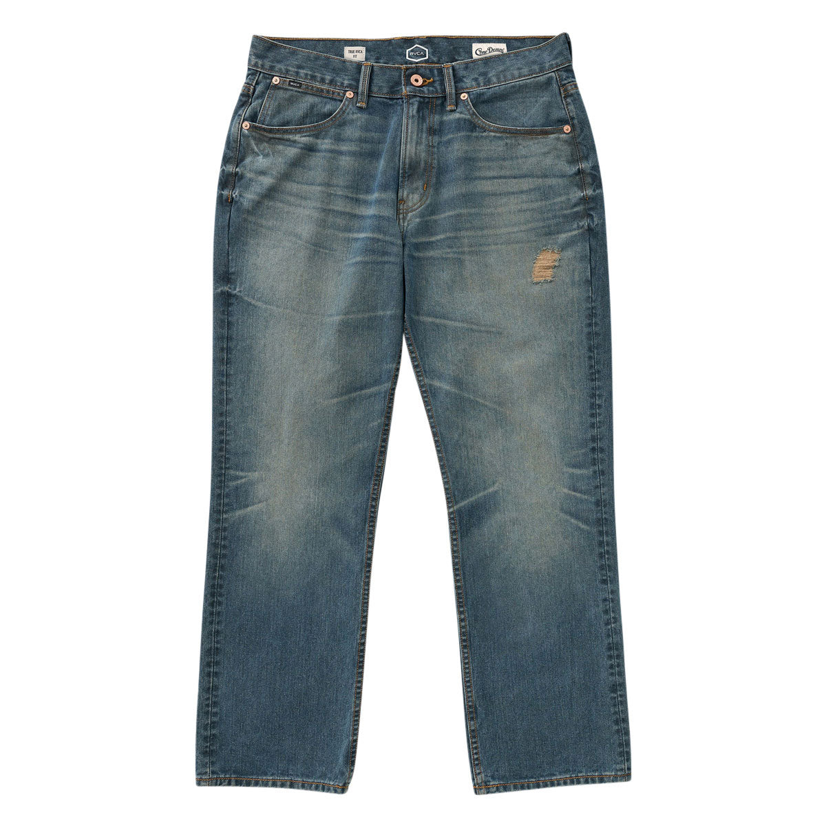 RVCA True Fit Denim Jeans - Light Vintage Indigo