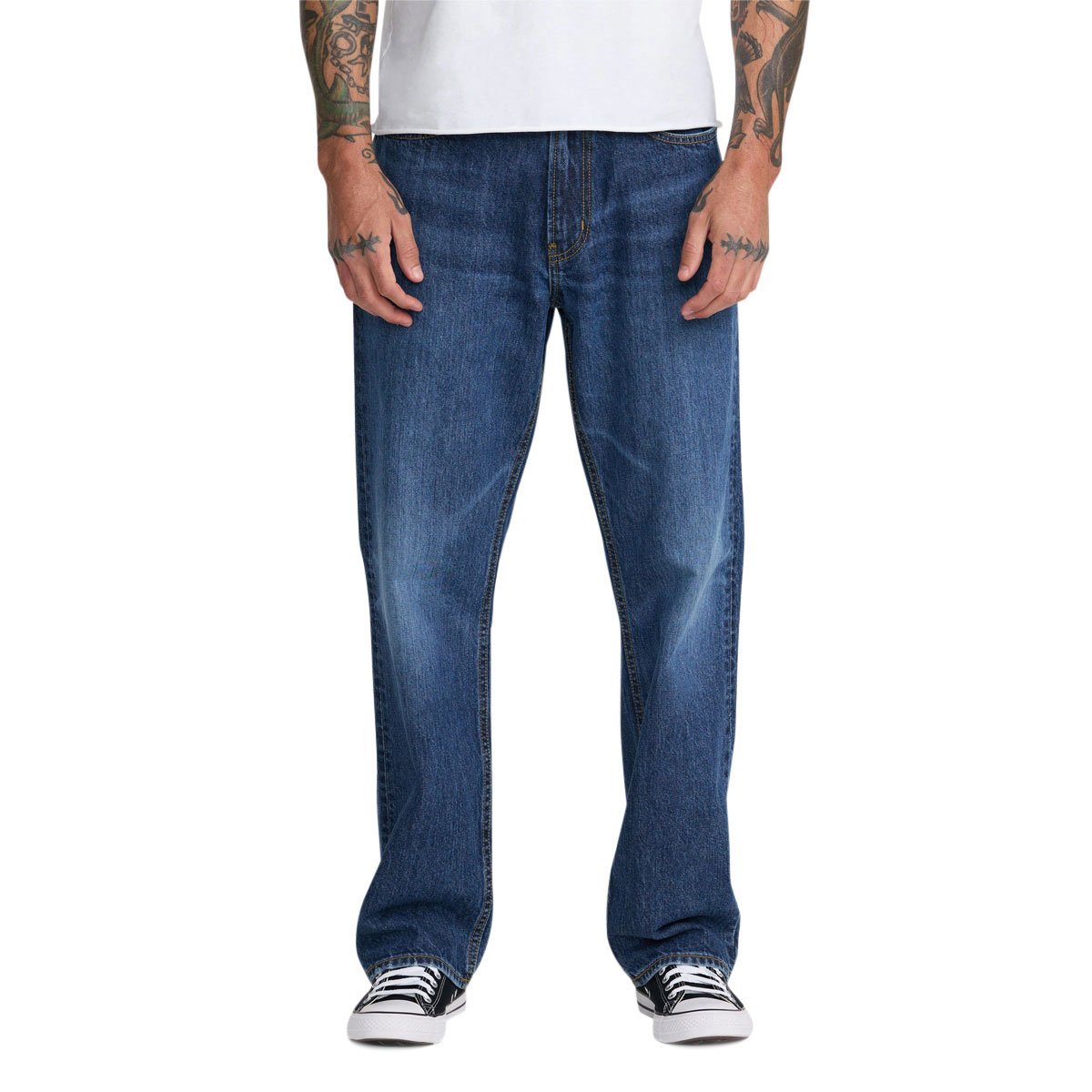 RVCA True Fit Denim Jeans - Stone Blue