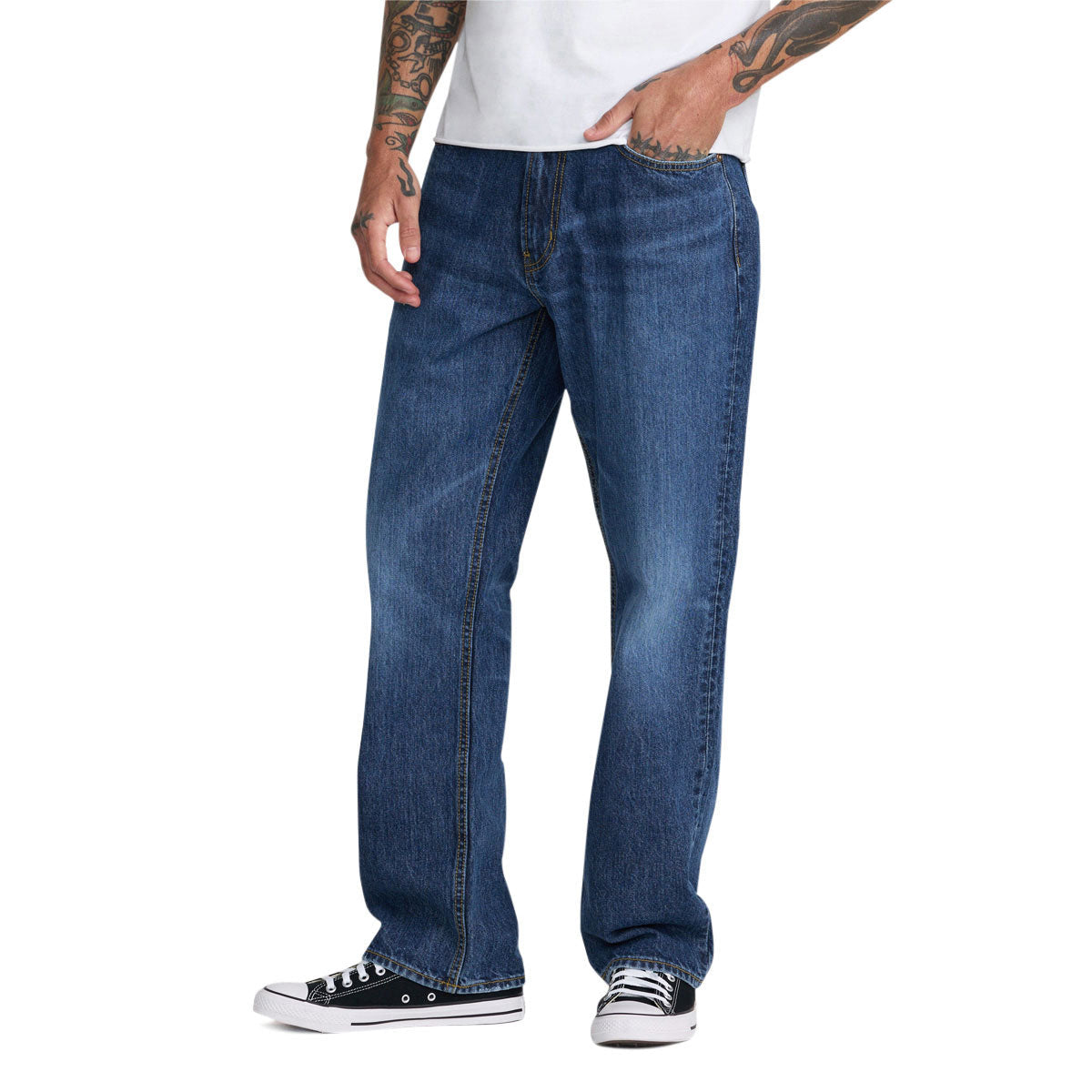 RVCA True Fit Denim Jeans - Stone Blue