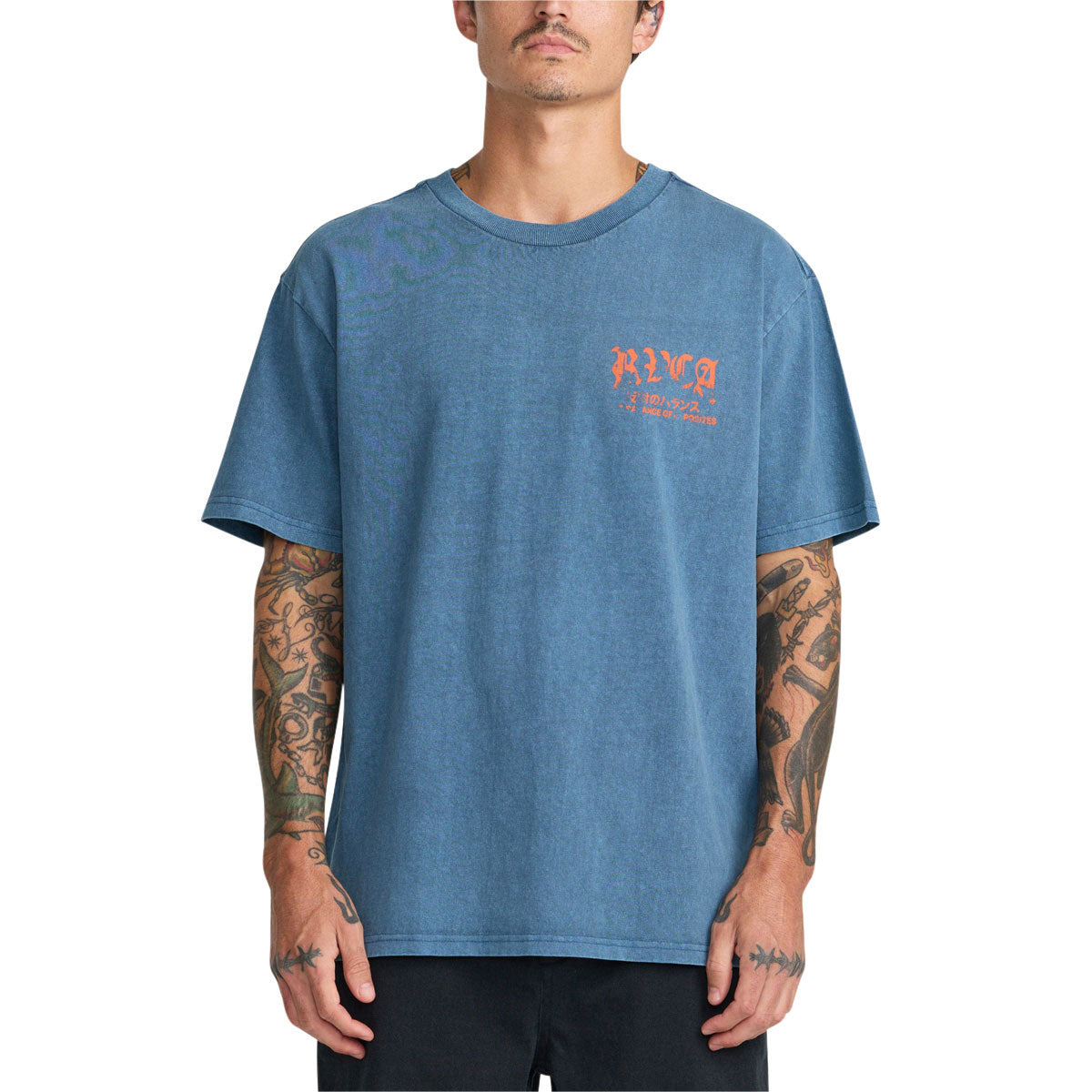 RVCA Big Press T-Shirt - Dark Denim
