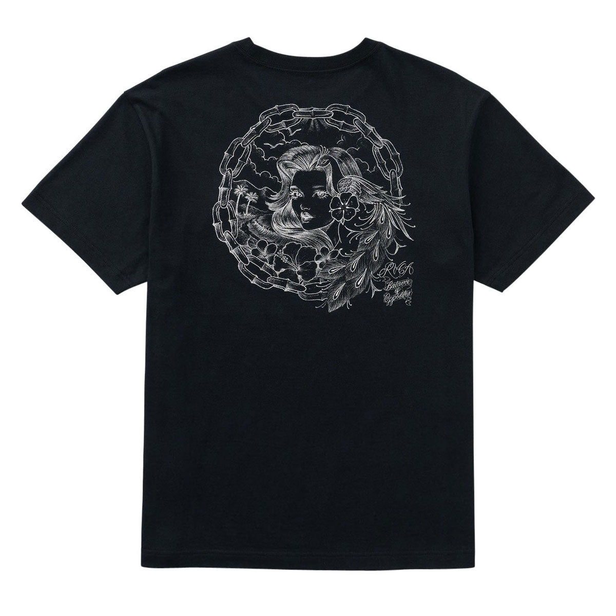 RVCA Paradise Queen T-Shirt - Black