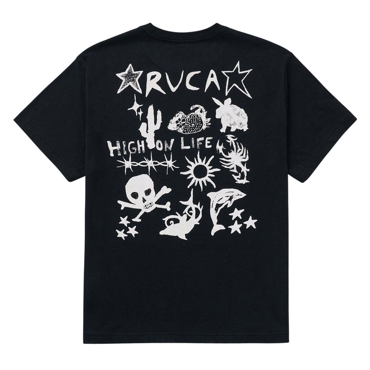 RVCA High On Life T-Shirt - Black