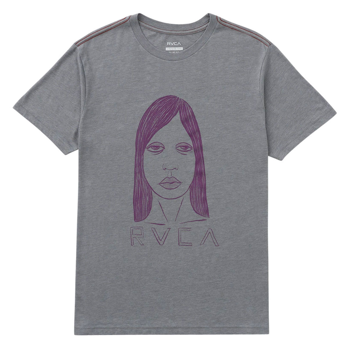 RVCA Sleepy Girl T-Shirt - Smoke
