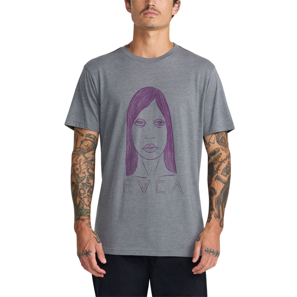 RVCA Sleepy Girl T-Shirt - Smoke