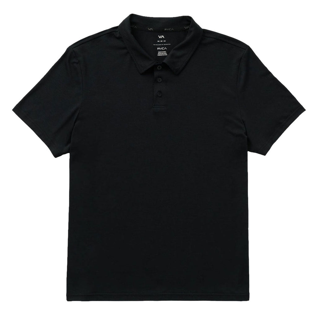 RVCA Balance Polo Shirt - Black