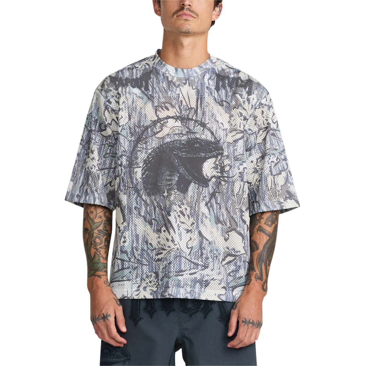 RVCA x Tapout Mesh Jersey - Camo