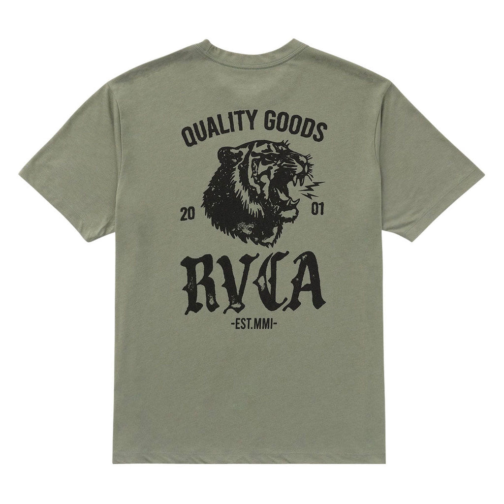 RVCA Big Cat T-Shirt - Army