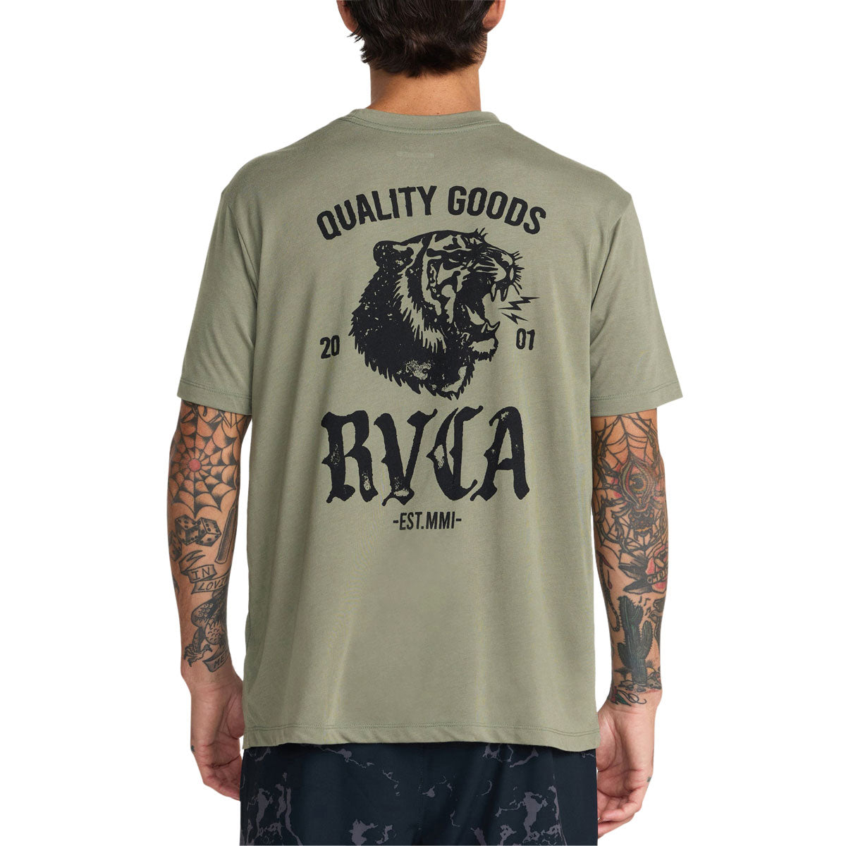 RVCA Big Cat T-Shirt - Army