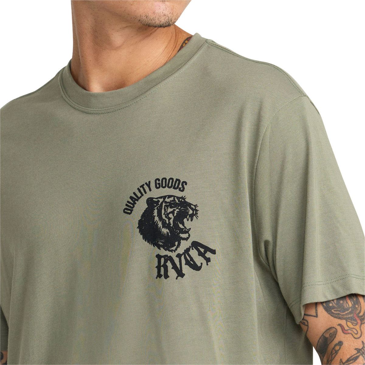 RVCA Big Cat T-Shirt - Army