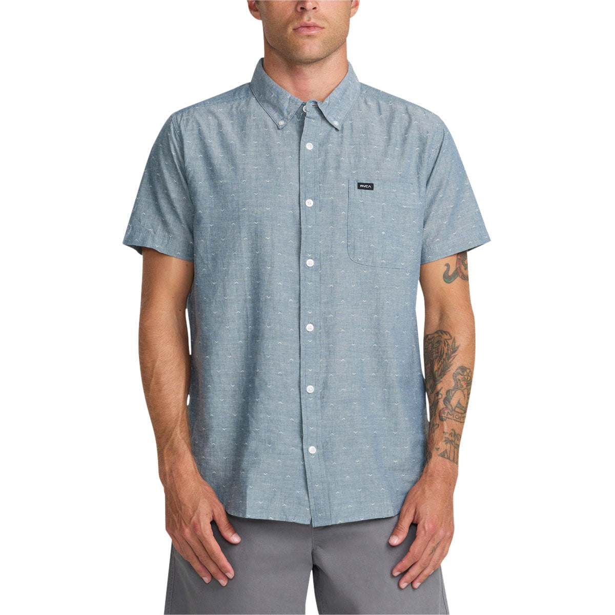 RVCA Thatll Do Dobby Shirt - Vintage Navy